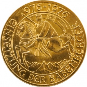 Österreich Babenberger 1000 ÖS 12,15g