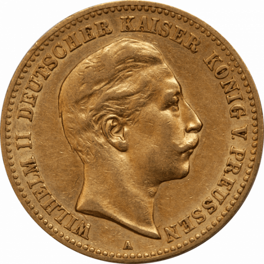 Preussen 10 Mark Wilhelm II